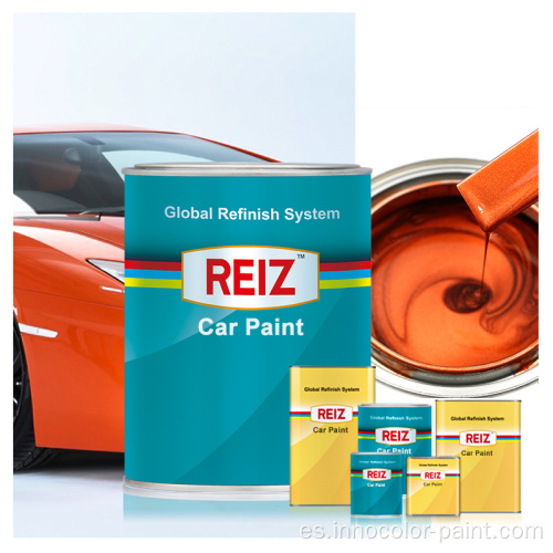 Pintura automotriz de alto rendimiento de Reiz 1k 2k Pintura de automóvil blanco de planta metálica